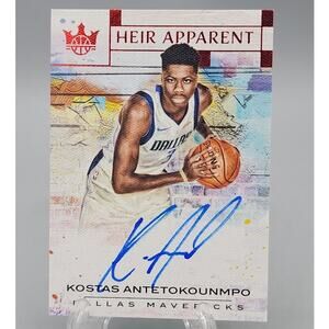 Kostas Antetokounmpo 2018 Heir Apparent Autograph Card /99 #HA-KAN